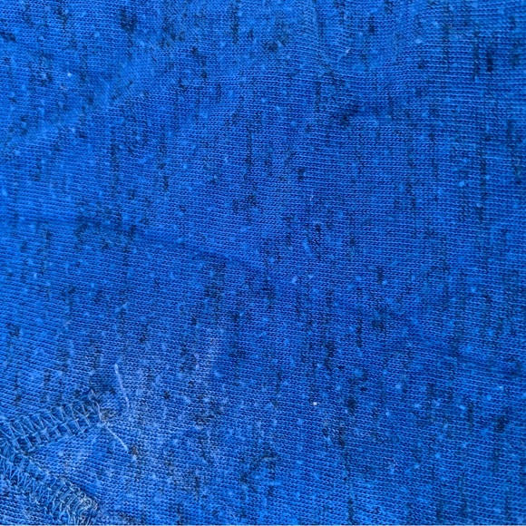 ATHLETA Batwing Crop Style Blue Athletic Yoga Long Sleeve Women’s Top Small - Picture 3 of 4